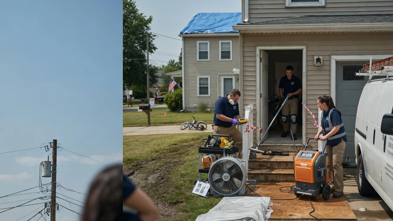 Water Damage Repair in Prairie Creek, IN near me